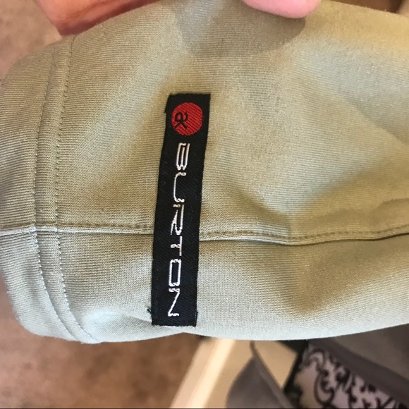 Burton fleece zip mock neck jacket with venting - Picture 3 of 7